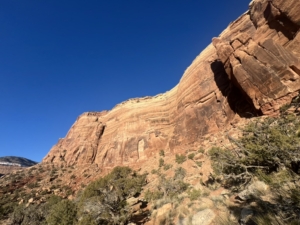 Cliffs along the Monument Trail