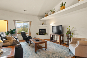 Open concept floor plan