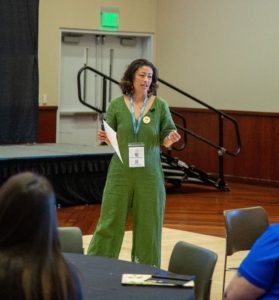 Alanna Spees Speaking Alanna Spees speaking at the Women in Business Conference